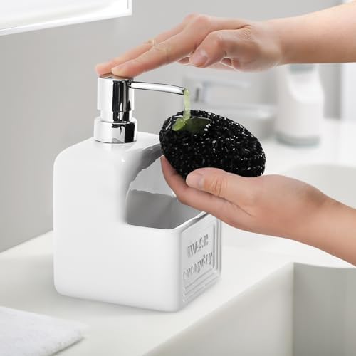 RQYIXI 2-in-1 Ceramic Dish Soap Dispenser - Image 7
