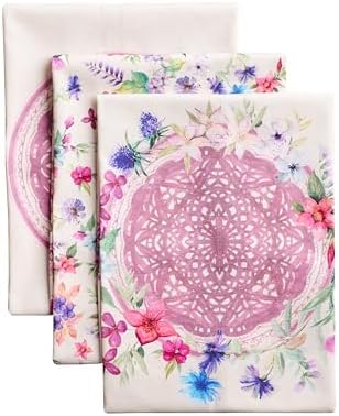 Maison d' Hermine Kitchen Towels Set of 3 Reusable 100% Cotton 27.50" x 20" by MaisondHermine