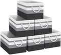 Fab totes Storage Bins 6-Pack, Foldable Storage Baskets by Fabtotes
