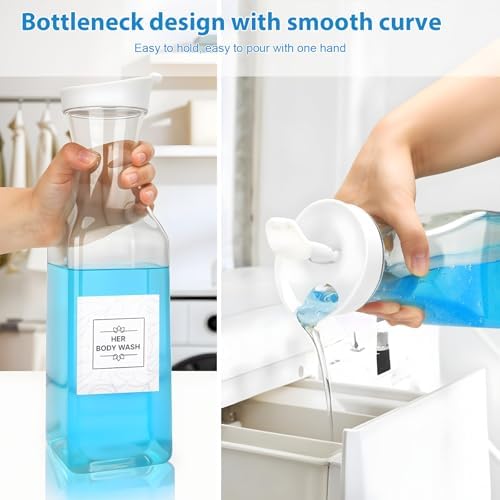 VZZNN 6 Pack Laundry Detergent Dispenser 53 oz Laundry Soap Dispenser - Image 5