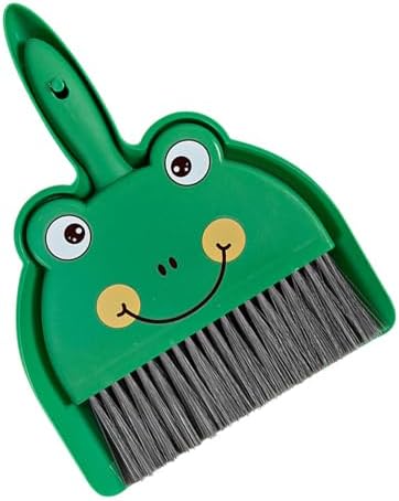Mini Dustpan and Brush Set, Cartoon Small Broom and Dustpan Cleaning Set Hand - Image 6
