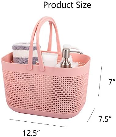Plastic Portable Shower Caddy Basket, Storage Organizer - Image 4