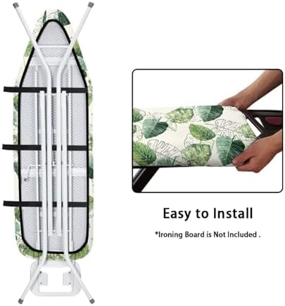 Green Leaves Ironing Board Cover - Image 4
