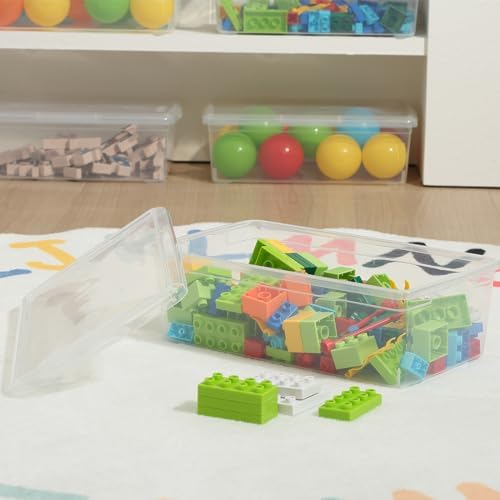 6Qt Shoe Storage Box 12 Pack Plastic Storage Organization - Image 4