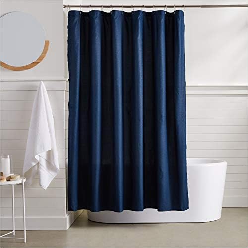 Amazon Basics Waffle Weave Bathroom Shower Curtain, 100% Polyester - Image 5