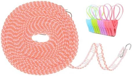 uxcell Windproof Clothesline, 10M 33ft Plastic Non-Slip Clothes Drying Rope by uxcell