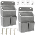2-Pack Hanging Storage Organizer, Over The Door Hanging Bags/Wall Baskets by LASAMOLL