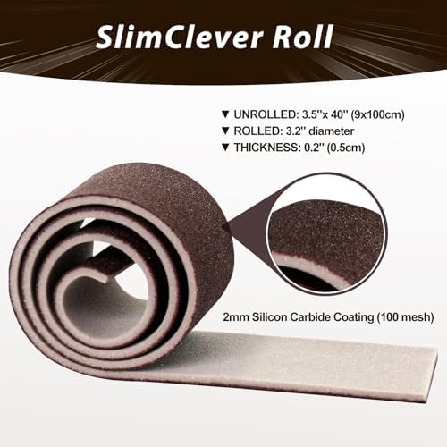 Carborundum Heavy Duty Scouring Sponge Roll, 3.5 x 40 in - Image 2