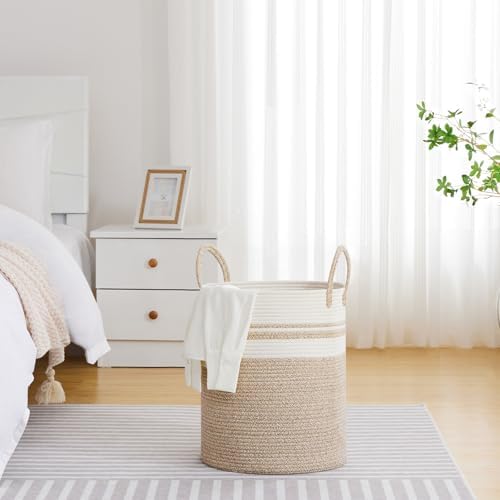VIPOSCO 53L Tall Woven Laundry Basket Hamper - Image 4