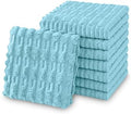 kimteny Microfiber Dish Cloths for Washing Dishes 8 Pack, Lake Blue by kimteny