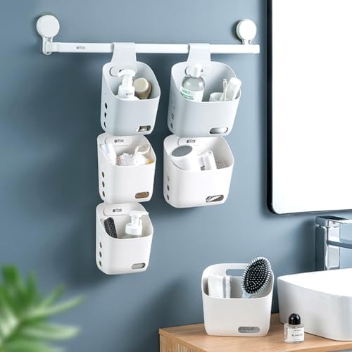 LeleCAT Plastic Hanging Basket Kitchen Storage organizer, Basket - Image 4