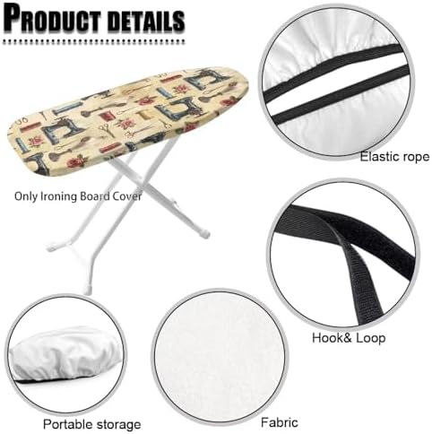 Sewing Ironing Board Cover for Iron Pad Protector Retro Table Top Ironing Board - Image 6