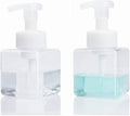 Foaming Soap Dispenser, 9oz Plastic Refillable Pump Bottle, 2 Pack, Shampoo & by UUJOLY