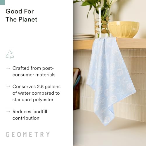 GEOMETRY Tea Towels – Spring & Summer Collection – Quick-Dry, Ultra-Absorbent - Image 3