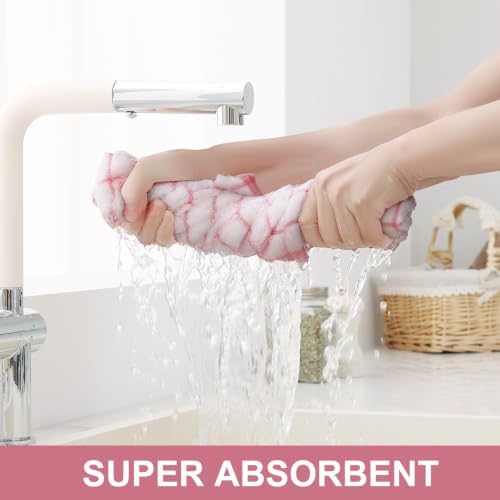 Homaxy Large Premium Cotton Kitchen Towels 16"x 28", 4 Pack - Image 3