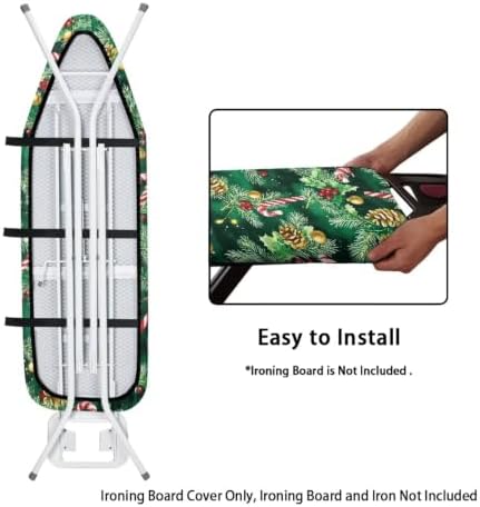 Flashideas Green Christmas Tree Ironing Board Cover and Pad 15x54 Inch Standard - Image 4