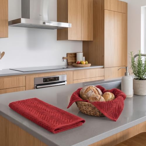 DecorRack 100% Cotton Kitchen Towels 15x25 in - Image 6