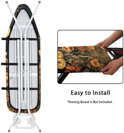 Butterfly Starry Sky Steam Ironing Board Cover, Retro Butterfly Flower Cluster - Image 5