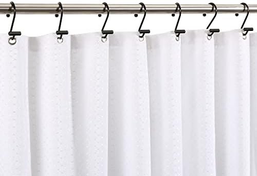 Black Shower Curtain Hooks, Rust Proof Shower Curtain Rings - Image 5