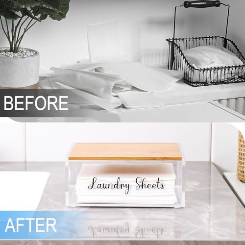 Acrylic Laundry Detergent Sheets Holder - Image 3