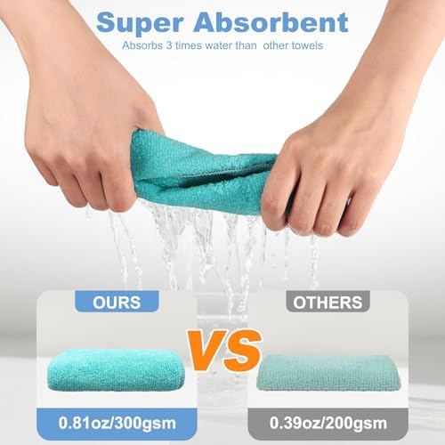 10pcs New Upgrade 2-Layer Microfiber Wire Dishcloth - Image 5