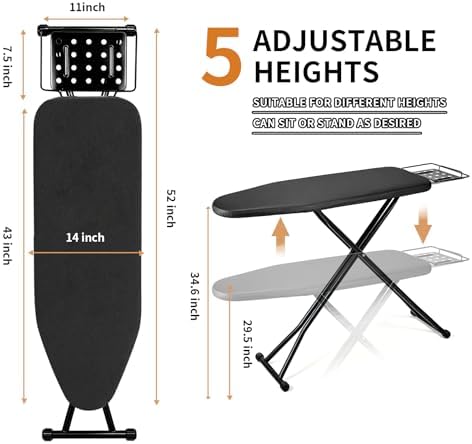 Ironing Board, 43x14 Inch Iron Board - Image 2