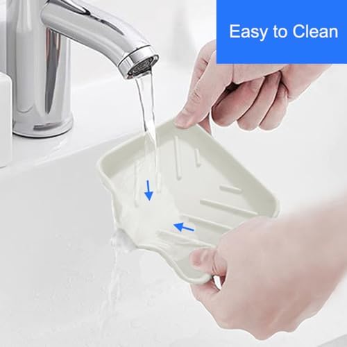 Sponge Holder with Drain Spout for Kitchen Sink, Dish Sponge Tray - Image 5