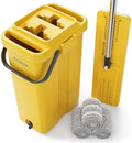 JOYMOOP Industrial Mop and Bucket Set, 17.7-inch Dust Mops by JOYMOOP