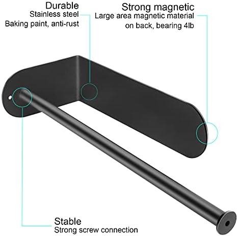 Kitchen Magnetic Stainless Steel Paper Towel Holder - Image 2