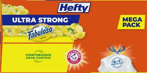 Hefty Ultra Strong 13 Gallon Trash Bags, Tall Kitchen Trash Bags 13 Gallon Size - Image 11