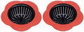 Silicone Kitchen Sink Strainer, 4.5" Diameter, 2 Red by Tmflove
