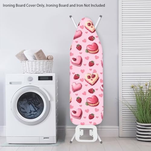 Heart Cake Ironing Board Cover Standard Size Strawberry Iron Board Cover - Image 3
