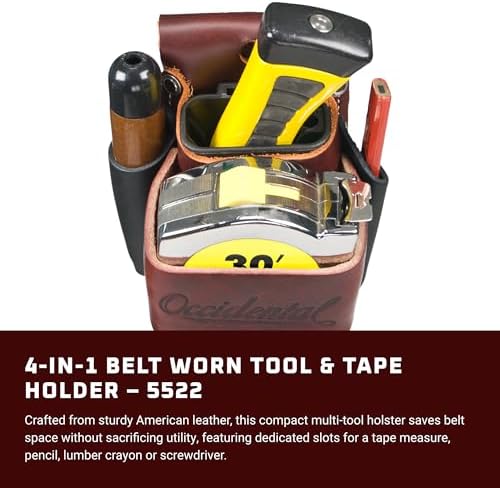 Occidental Leather Belt Worn 4 in 1 Tool/Tape Holder - Image 2