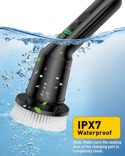 Shower Scrubber with Long Handle, Shower Cleaner Brushes - Image 7