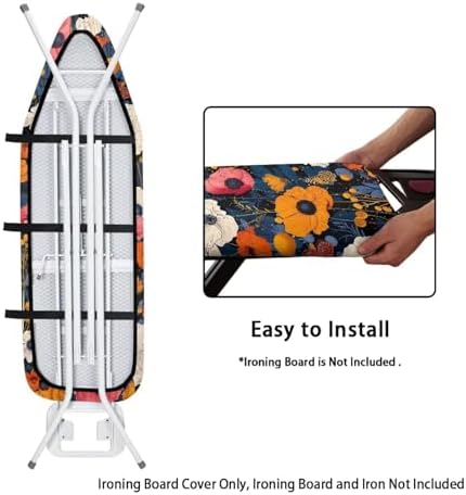 Retro Shirley Flower Ironing Board Cover - Image 5