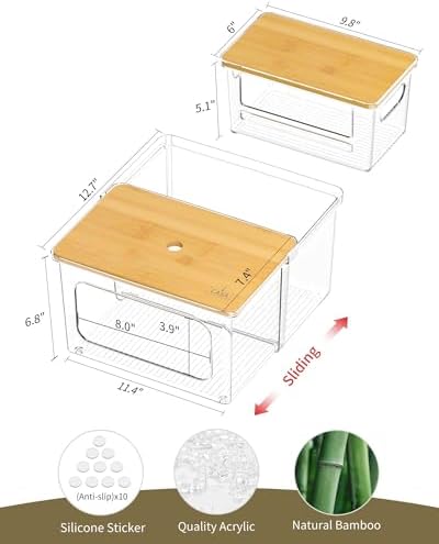 iCASA 3 in 1 Trash Bag Holder Garbage Bags Dispenser Under Sink Organizer - Image 3
