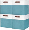 Bagnizer 13x13 Cube Storage Bins, Collapsible Fabric Storage Box, 4 Pack Closet by Bagnizer