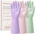 3 Pairs Dishwashing Gloves, Reusable Dish Gloves by Unknown