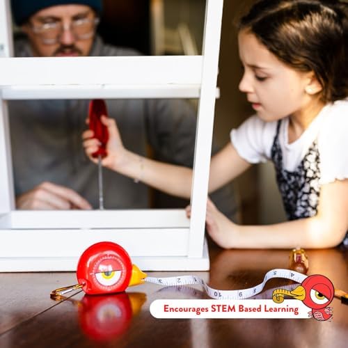 Handy Famm Kids Tape Measure, 8ft Retractable Measuring Tape - Image 5