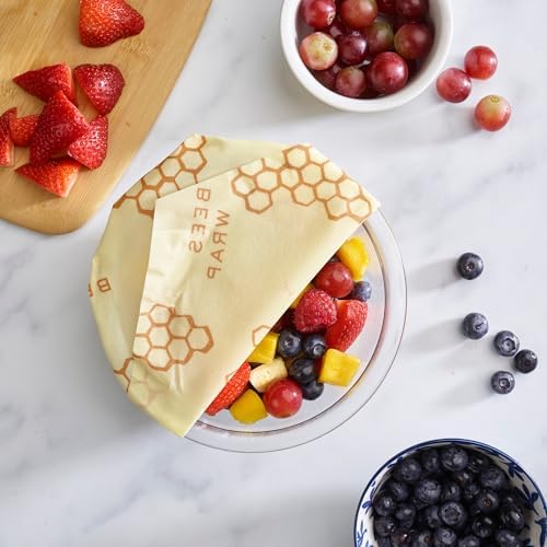 Bee's Wrap Beeswax Food Wraps, 3 Medium Pack - Image 3