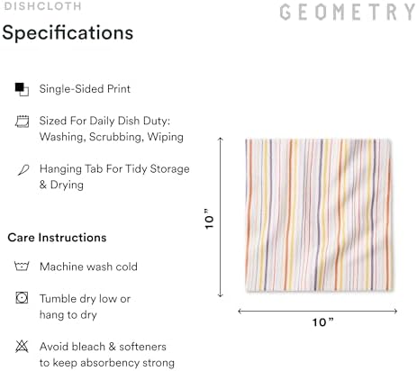 GEOMETRY Kitchen Dish Cloths - Image 6