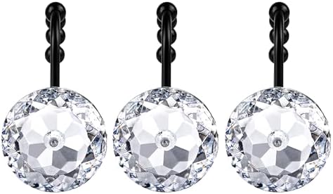 Sunlit Luxury Design Round Clear Diamond Crystal Gem Bling - Image 2