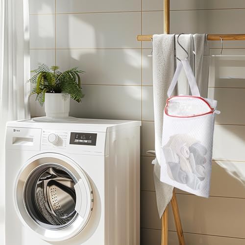 5-Pack Hanging Mesh Laundry Bags - Image 6
