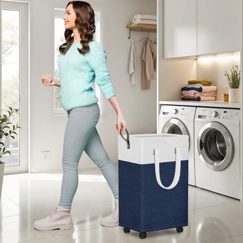 HomeHacks 90L Rolling Laundry Basket - Image 5