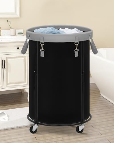 STORAGE MANIAC Rolling Laundry Hamper - Image 6