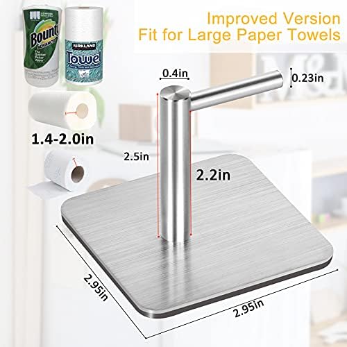 Magnetic Paper Towel Holders Heavy Duty Steel Brushed Holder - Image 6