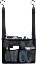 4 Storage Pockets Adjustable Hanging Mesh Bathroom Bag, Shower Caddy College by GUMQDD