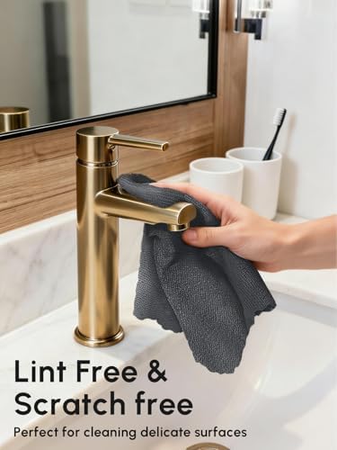 Microfiber Cleaning Cloths Roll 75 Pack 12x12 Inch Lint Free - Image 4