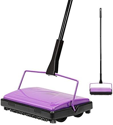 Yocada Carpet Sweeper Cleaner Manual Household Sweeper Lightweight by Yocada