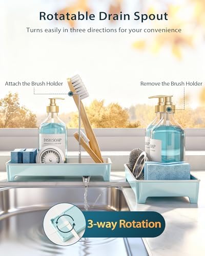 Minimalist Sink Caddy, Rustproof Sponge Holder - Image 5